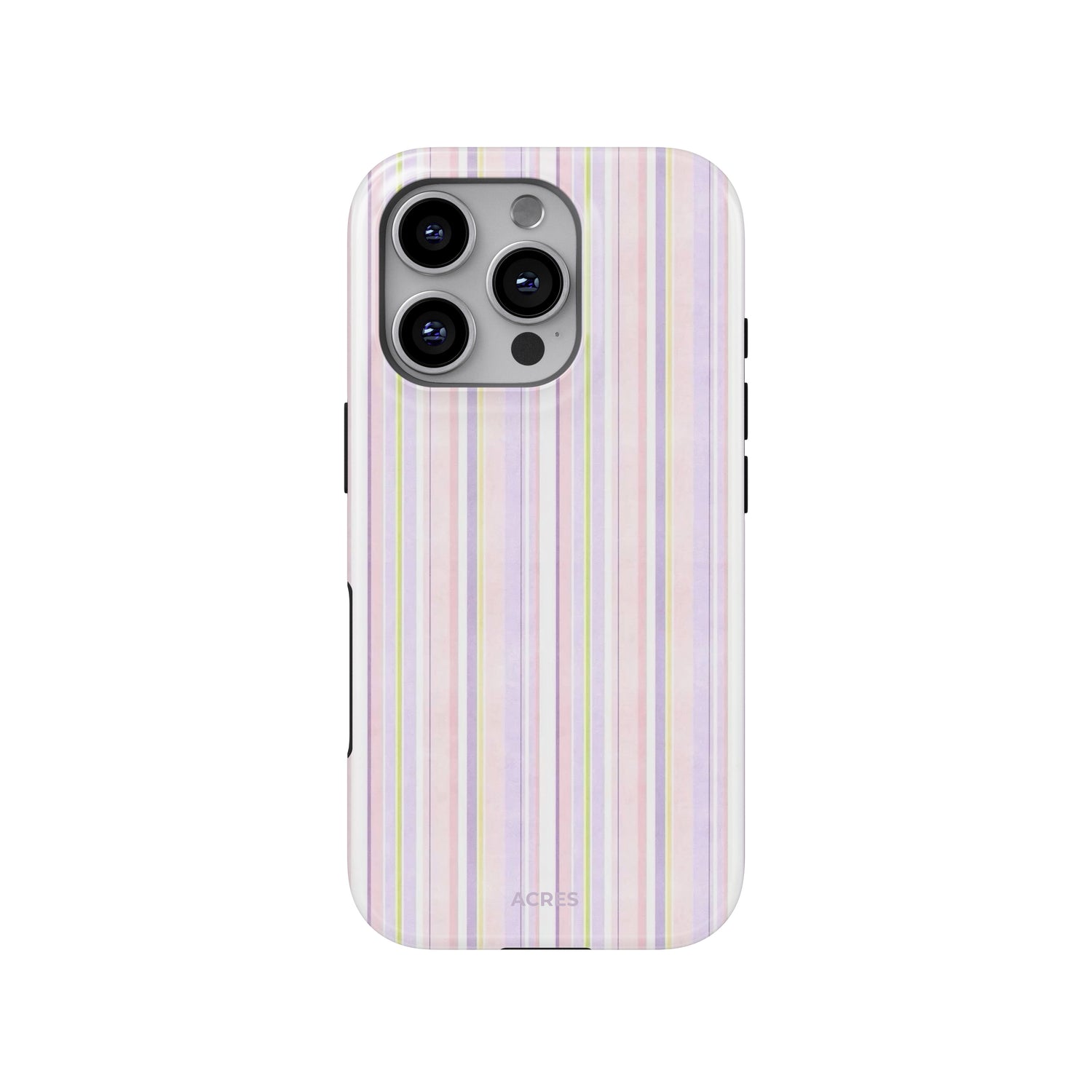 Soft Lilac Stripes Baskılı Telefon Kılıfı