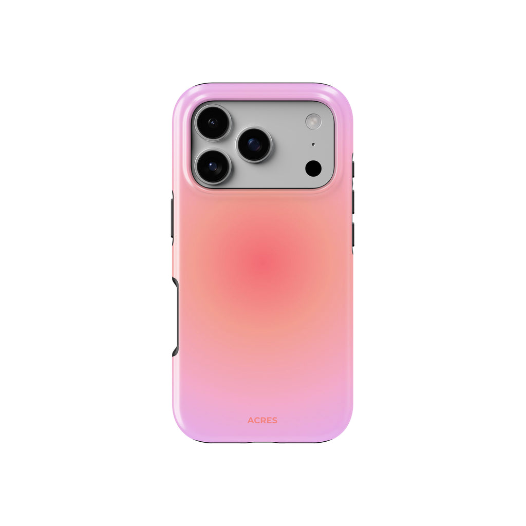 Soft Pink Aura Baskılı Telefon Kılıfı
