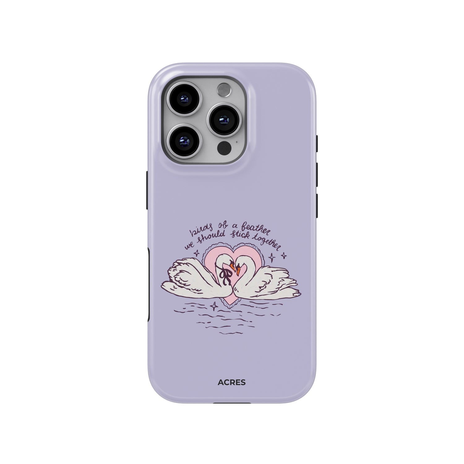 Swans Baskılı Telefon Kılıfı