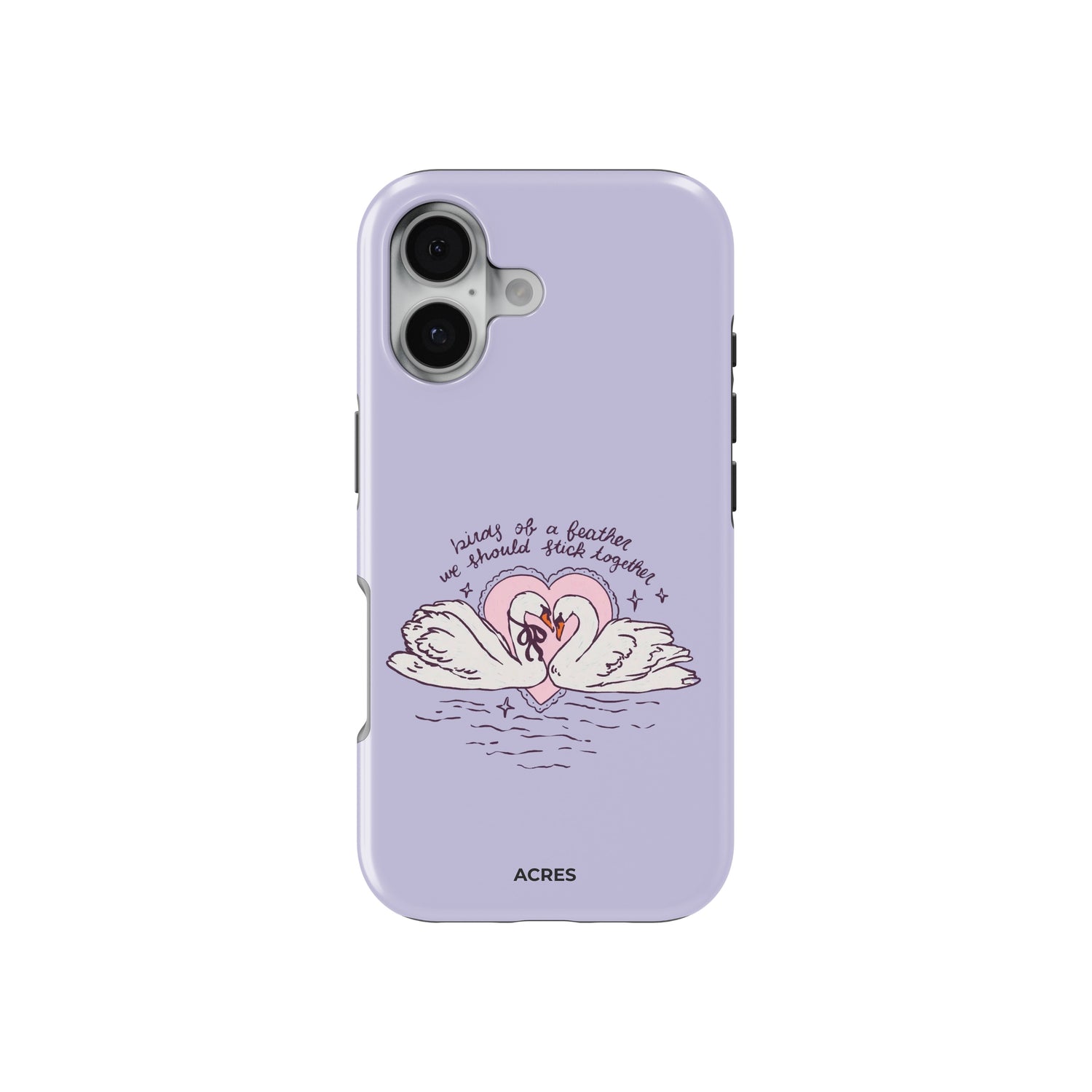 Swans Baskılı Telefon Kılıfı