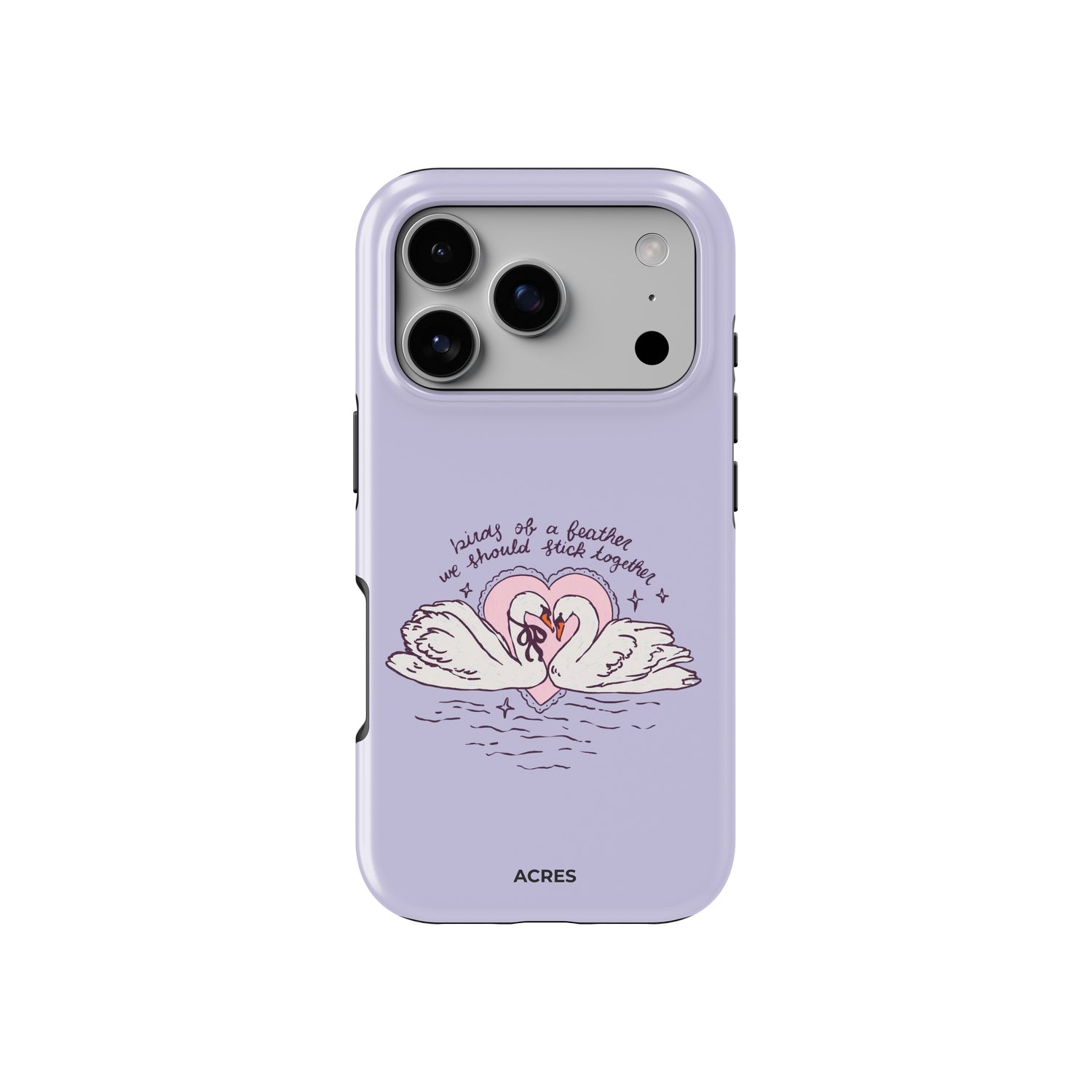 Swans Baskılı Telefon Kılıfı